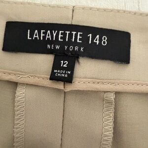 Lafayette 148 New York Women's Beige Trousers